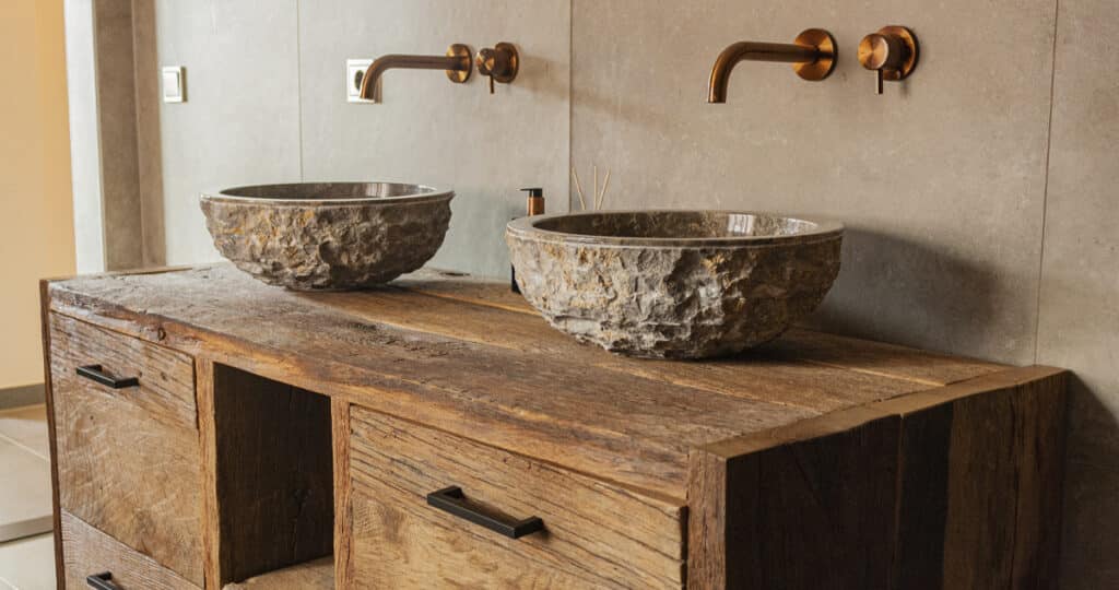 Badkamermeubel-van-hout-1-1024×540 – Houten badkamermeubels: haal de warmte van de natuur in je badkamer