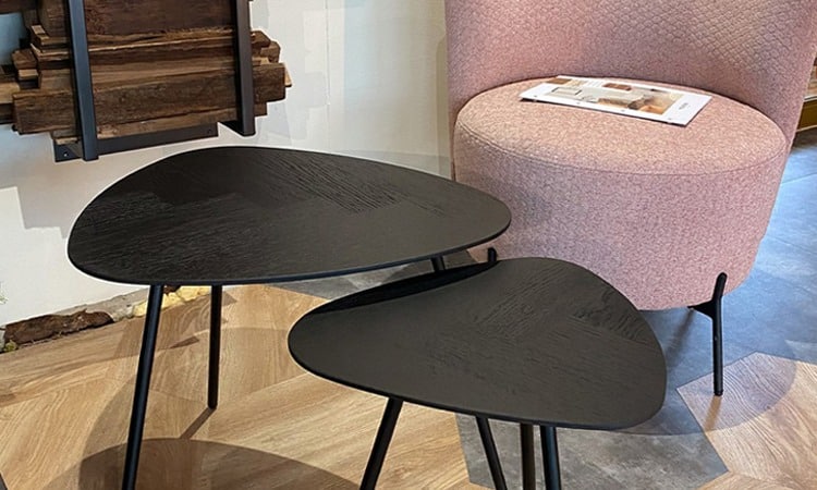 Tafel in een organische vorm
