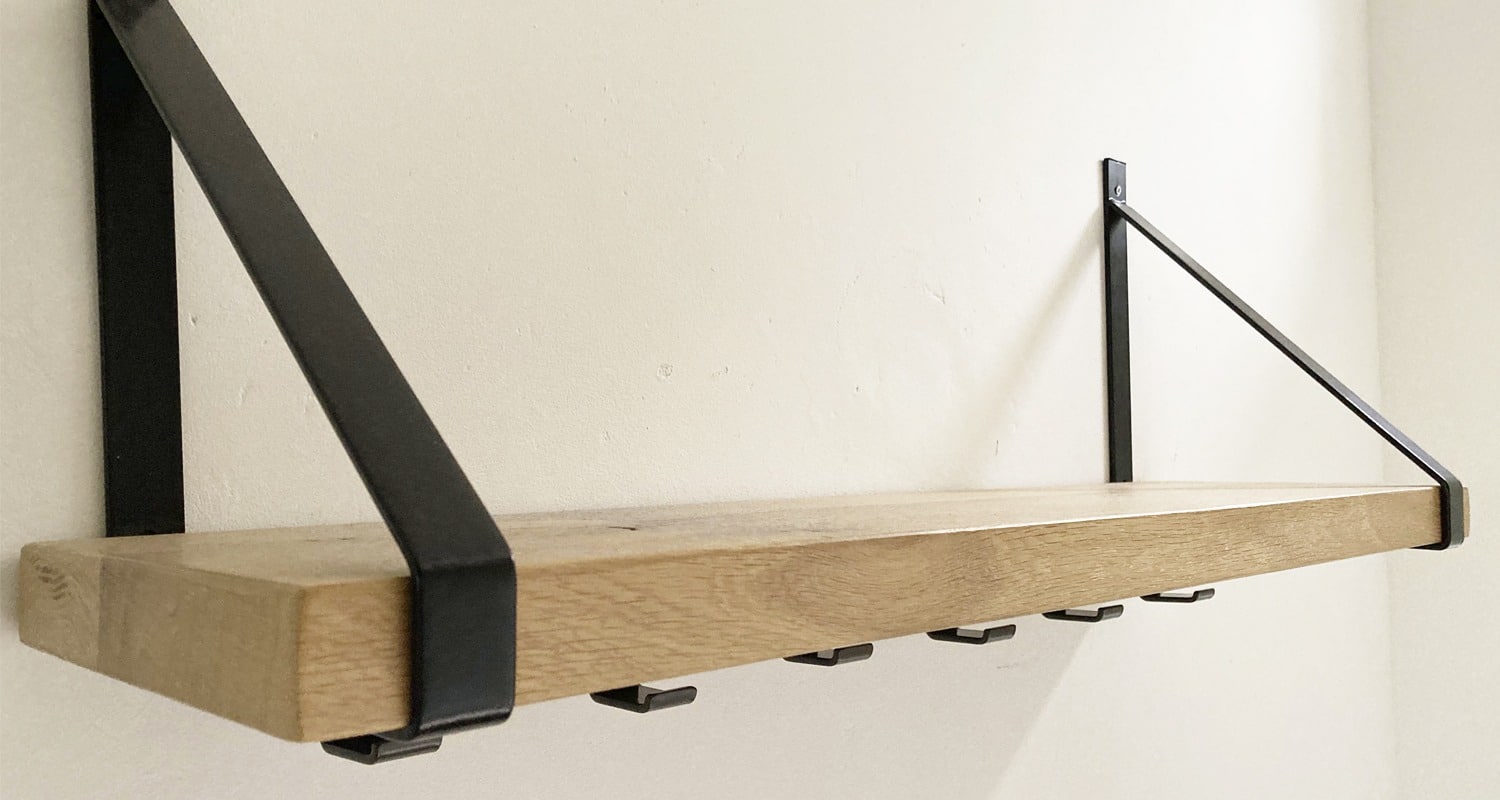 Moderne kapstok, maatwerkproject van Weij Maatwerk en Interieur