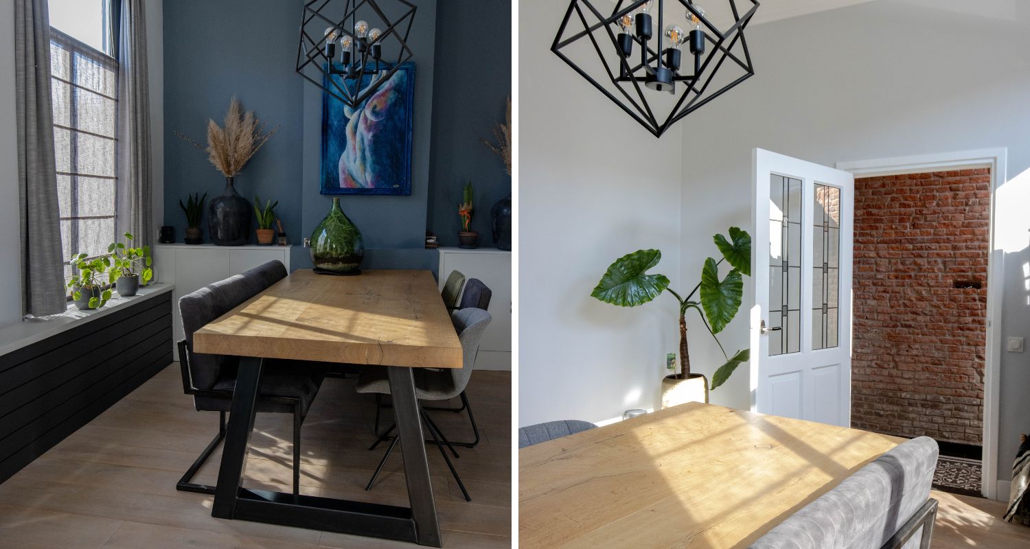 Modern eiken interieur, maatwerkproject van Weij Maatwerk en Interieur