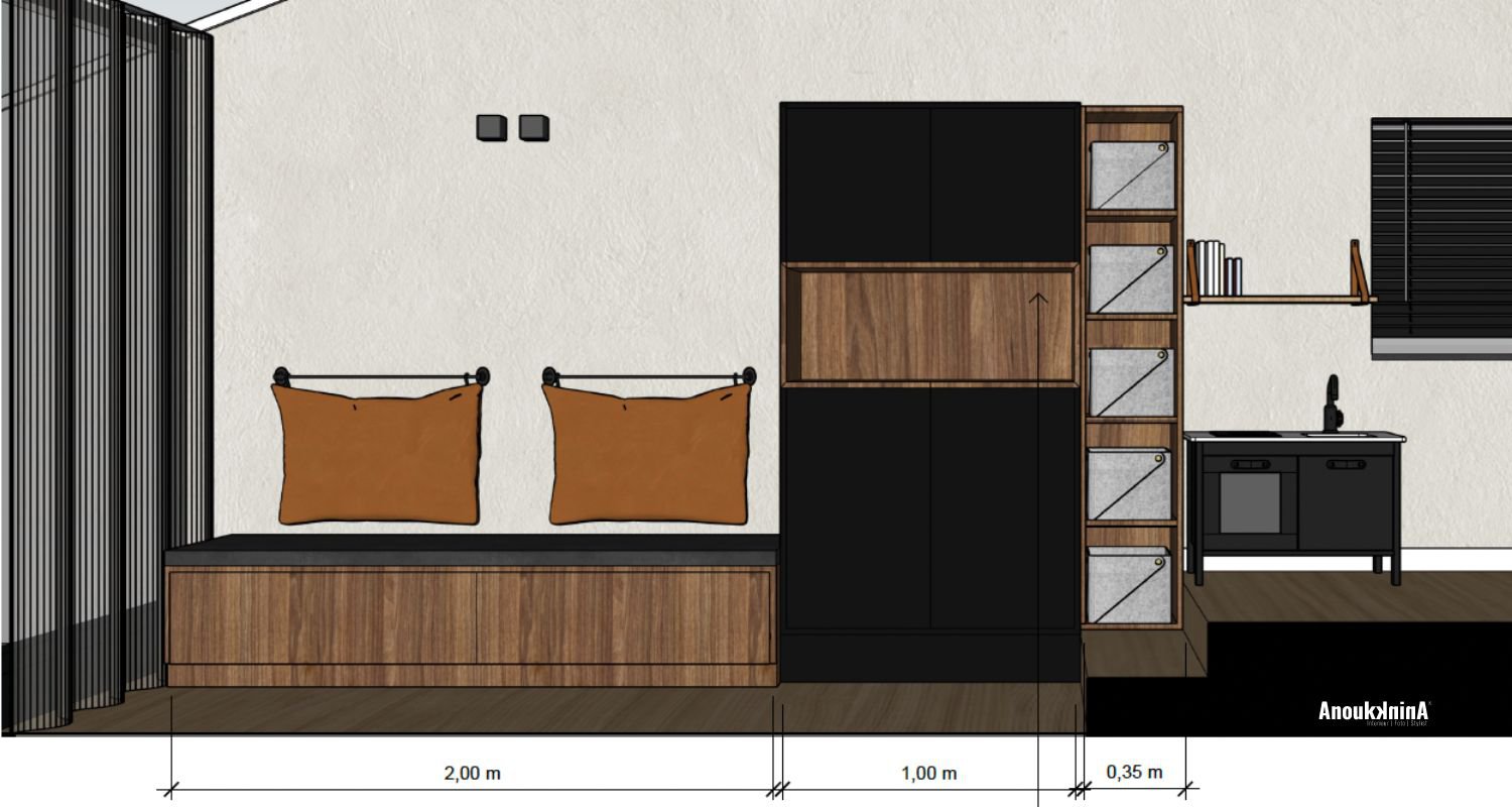 Modern wonen, maatwerkproject van Weij Maatwerk en Interieur