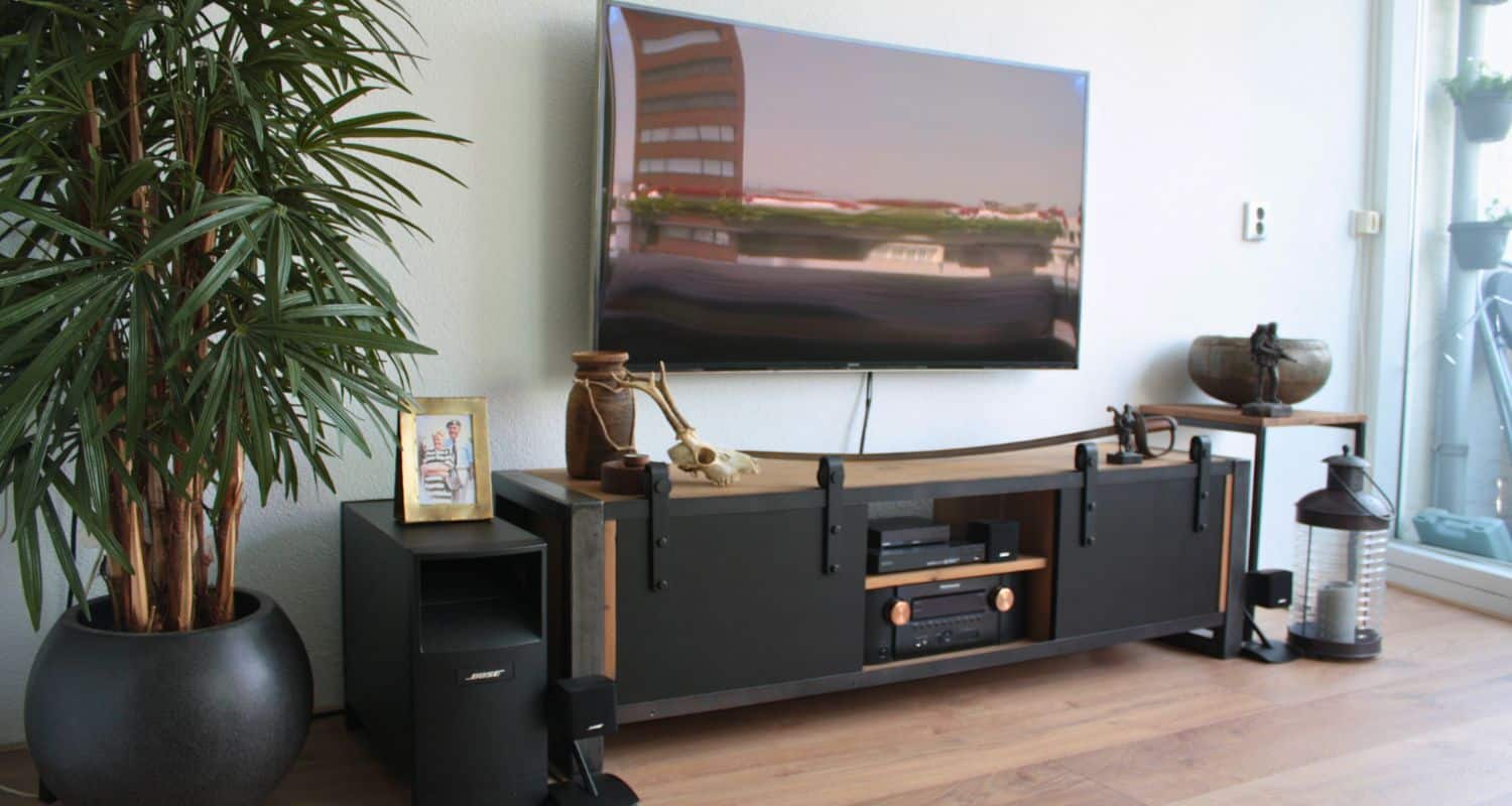 Vintage Oak + staal, maatwerkproject van Weij Maatwerk en Interieur