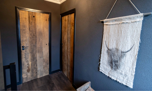 Barnwood scharnierdeur