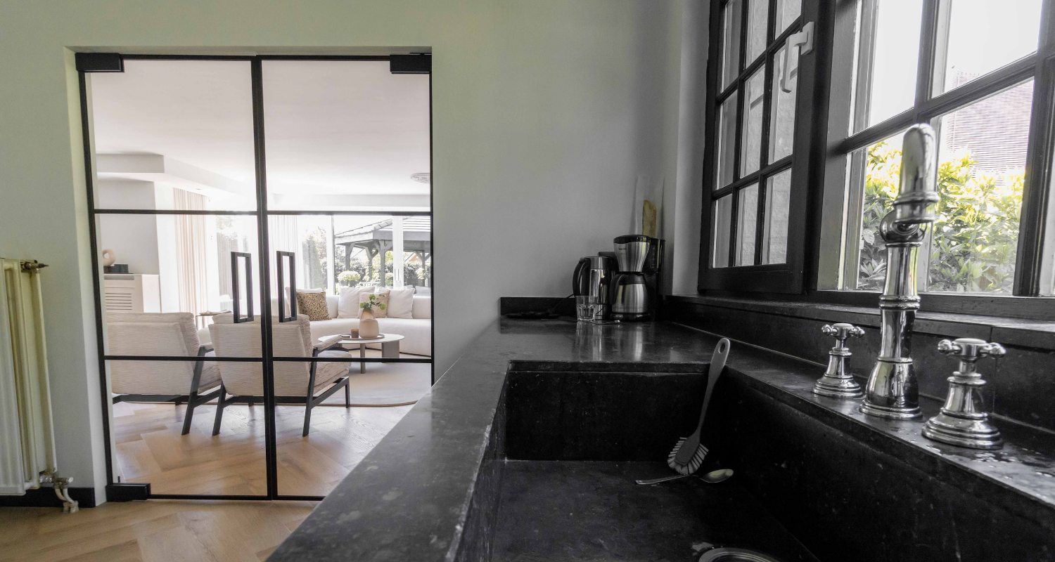 Dubbele taatsdeur, maatwerkproject van Weij Maatwerk en Interieur