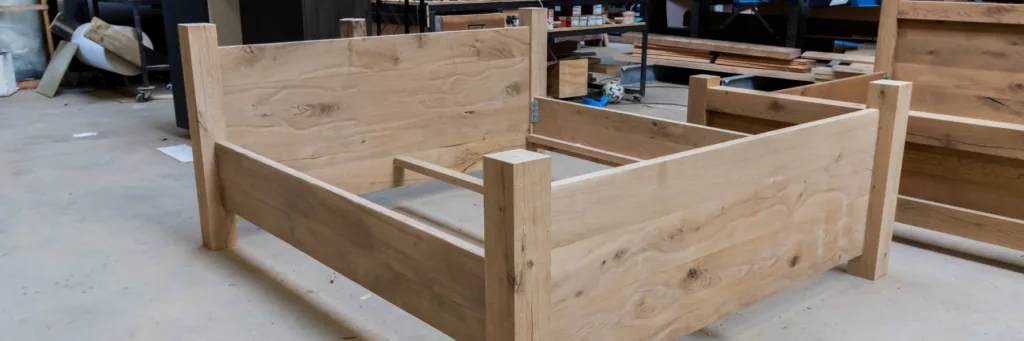Houten bedombouw op maat